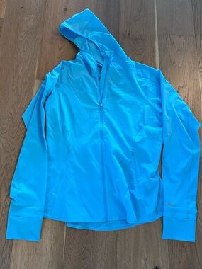 lululemon athletica Bright Turquoise Hooded Jacket